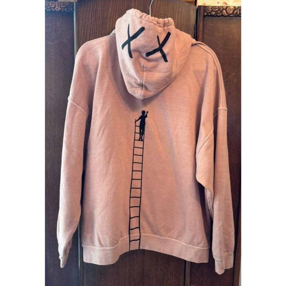 Louis Tomlinson 369 Drop Dusty Pink Hoodie XL 2021 One Direction Rare Merch
